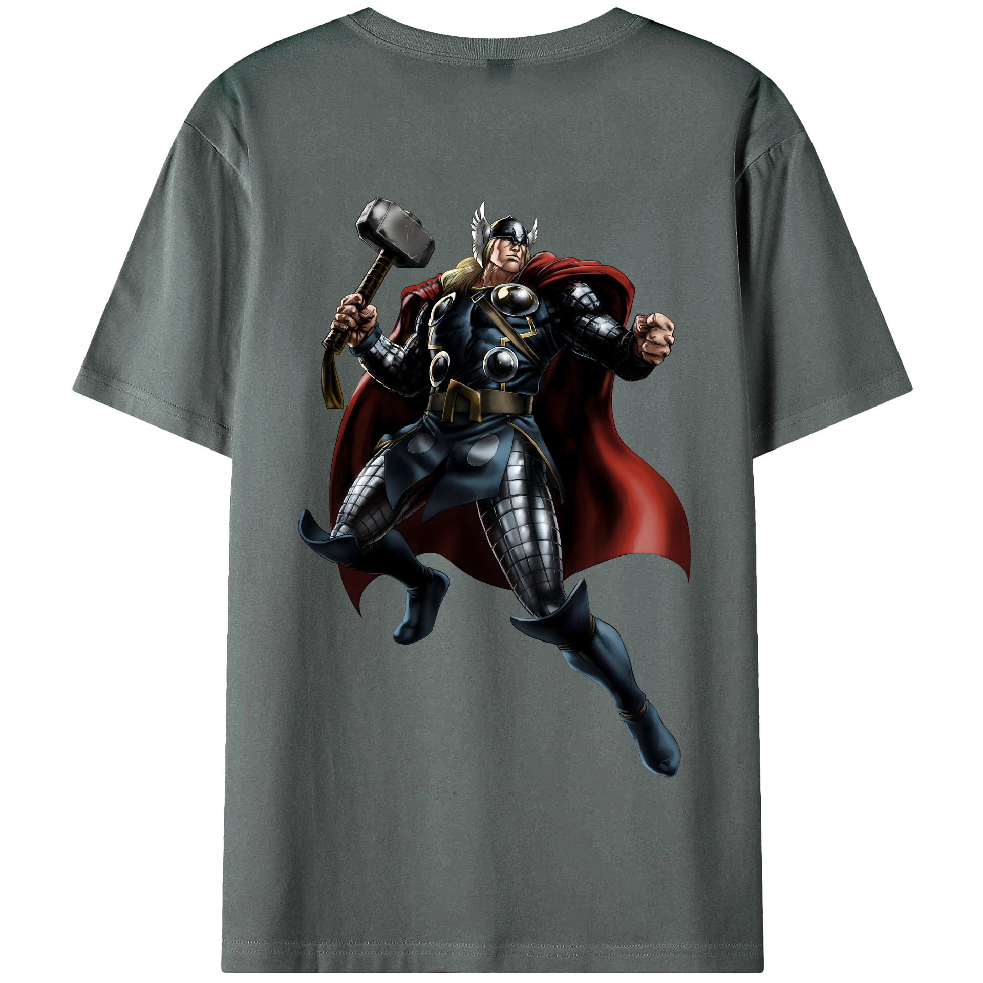 （画像用） アベンジャーズ The Avengers 綿100％半袖Tシャツ（背面プリント）